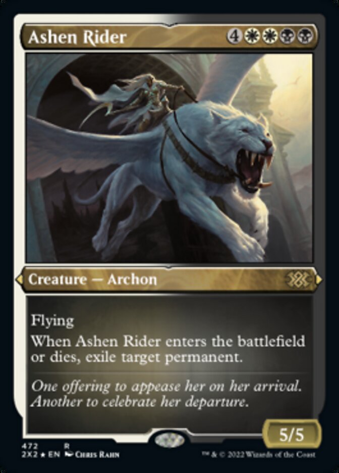 Ashen Rider (Foil Etched) [Double Masters 2022] | Dumpster Cat Games