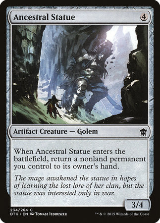 Ancestral Statue [Dragons of Tarkir] | Dumpster Cat Games