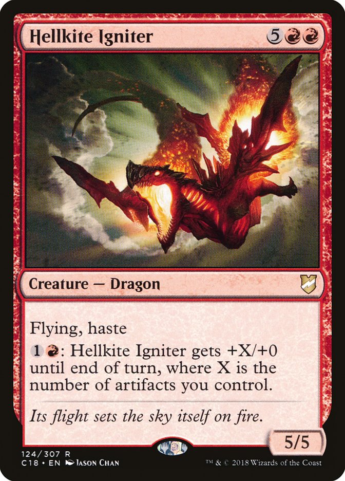 Hellkite Igniter [Commander 2018] | Dumpster Cat Games