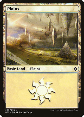Plains (253) [Battle for Zendikar] | Dumpster Cat Games