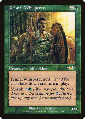 Primal Whisperer [Legions] | Dumpster Cat Games