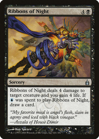 Ribbons of Night [Ravnica: City of Guilds] | Dumpster Cat Games