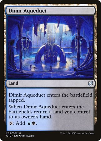 Dimir Aqueduct [Commander 2019] | Dumpster Cat Games