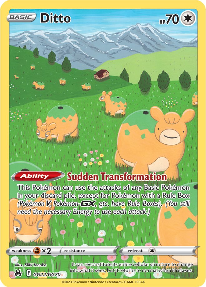 Ditto (GG22/GG70) [Sword & Shield: Crown Zenith] | Dumpster Cat Games