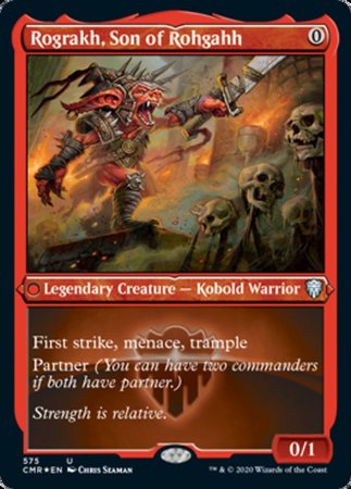 Rograkh, Son of Gohgahh (Foil Etched) [Commander Legends] | Dumpster Cat Games
