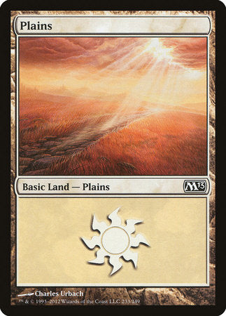 Plains (233) [Magic 2013] | Dumpster Cat Games
