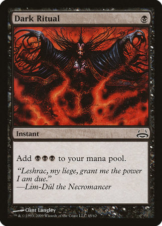 Dark Ritual [Duel Decks: Divine vs. Demonic] | Dumpster Cat Games
