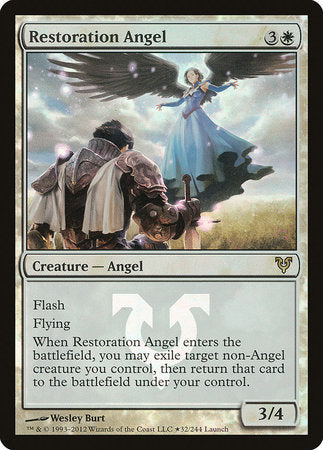Restoration Angel [Avacyn Restored Promos] | Dumpster Cat Games
