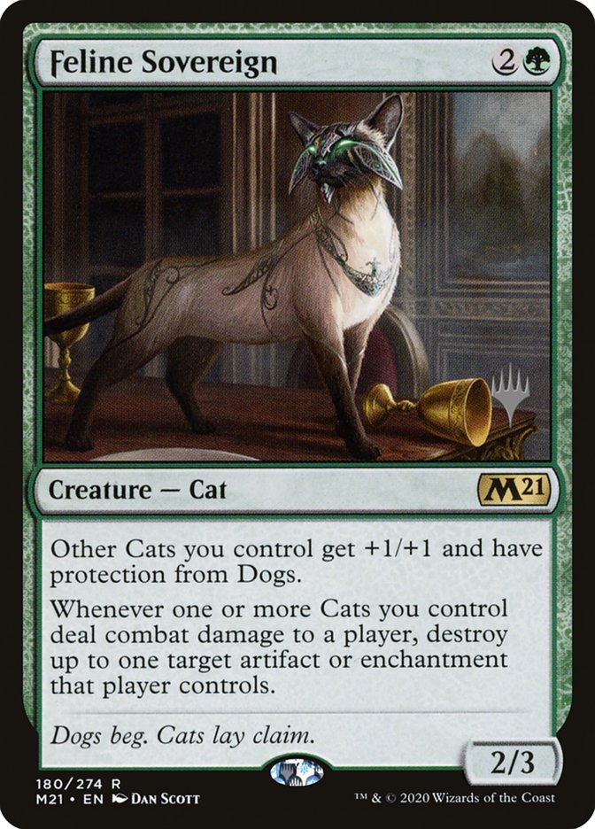 Feline Sovereign (Promo Pack) [Core Set 2021 Promos] | Dumpster Cat Games
