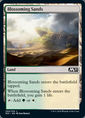 Blossoming Sands [Core Set 2021] | Dumpster Cat Games