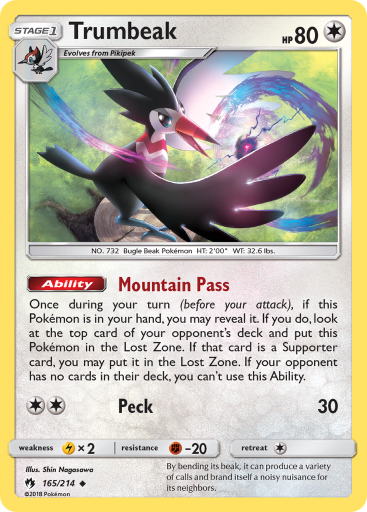 Trumbeak (165/214) [Sun & Moon: Lost Thunder] | Dumpster Cat Games