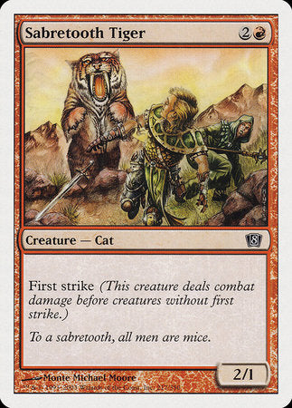 Sabretooth Tiger [Eighth Edition] | Dumpster Cat Games