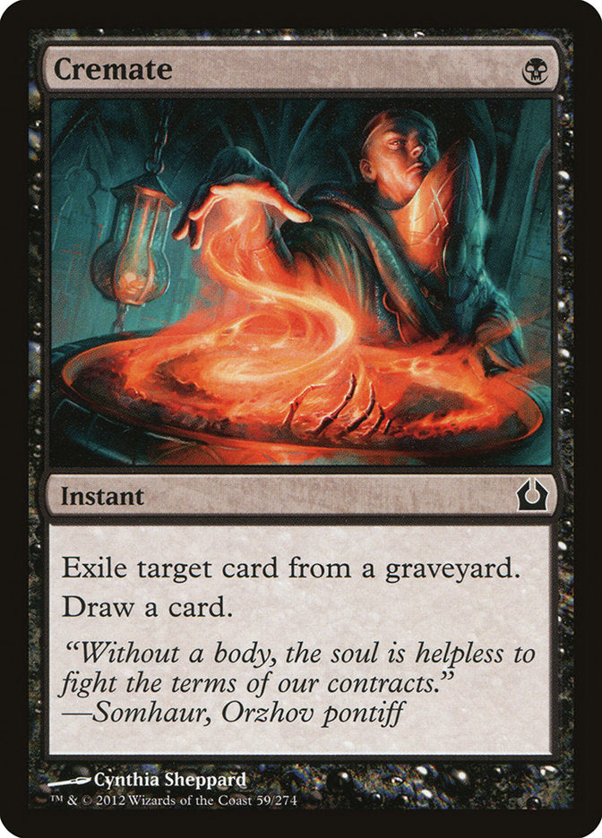 Cremate [Return to Ravnica] | Dumpster Cat Games