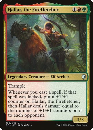 Hallar, the Firefletcher [Dominaria] | Dumpster Cat Games