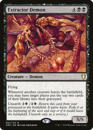 Extractor Demon [Commander Anthology Volume II] | Dumpster Cat Games