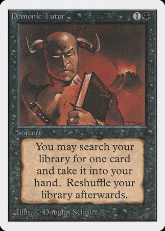 Demonic Tutor [Unlimited Edition] | Dumpster Cat Games
