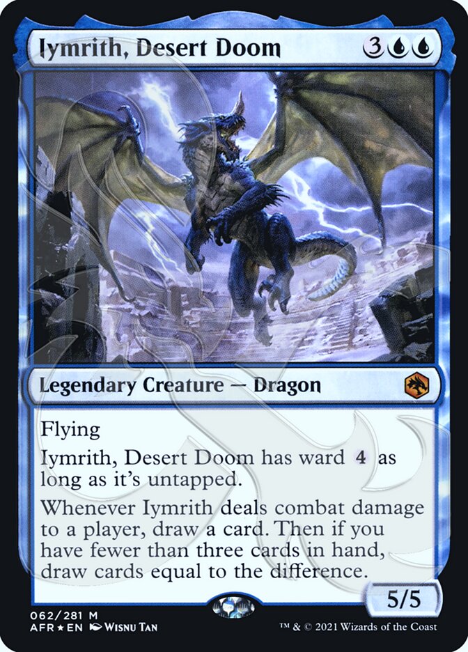Iymrith, Desert Doom (Ampersand Promo) [Dungeons & Dragons: Adventures in the Forgotten Realms Promos] | Dumpster Cat Games