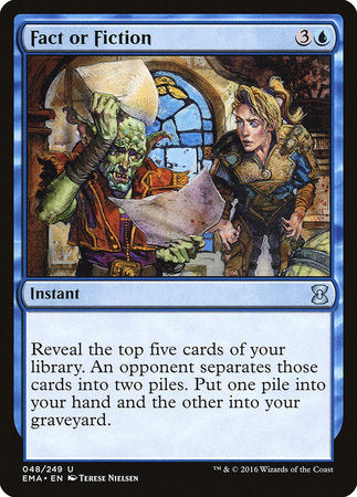 Fact or Fiction [Eternal Masters] | Dumpster Cat Games