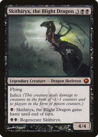 Skithiryx, the Blight Dragon [Scars of Mirrodin] | Dumpster Cat Games