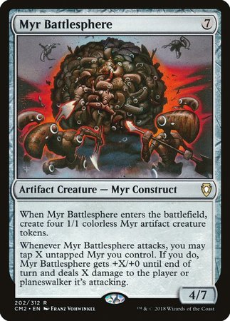 Myr Battlesphere [Commander Anthology Volume II] | Dumpster Cat Games