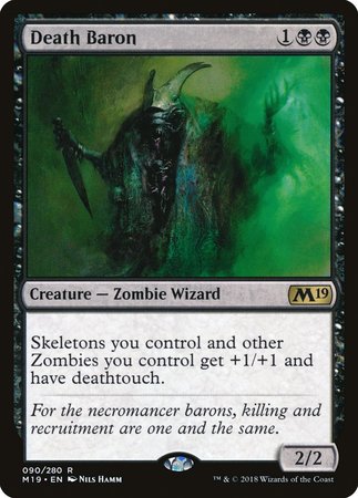 Death Baron [Core Set 2019] | Dumpster Cat Games