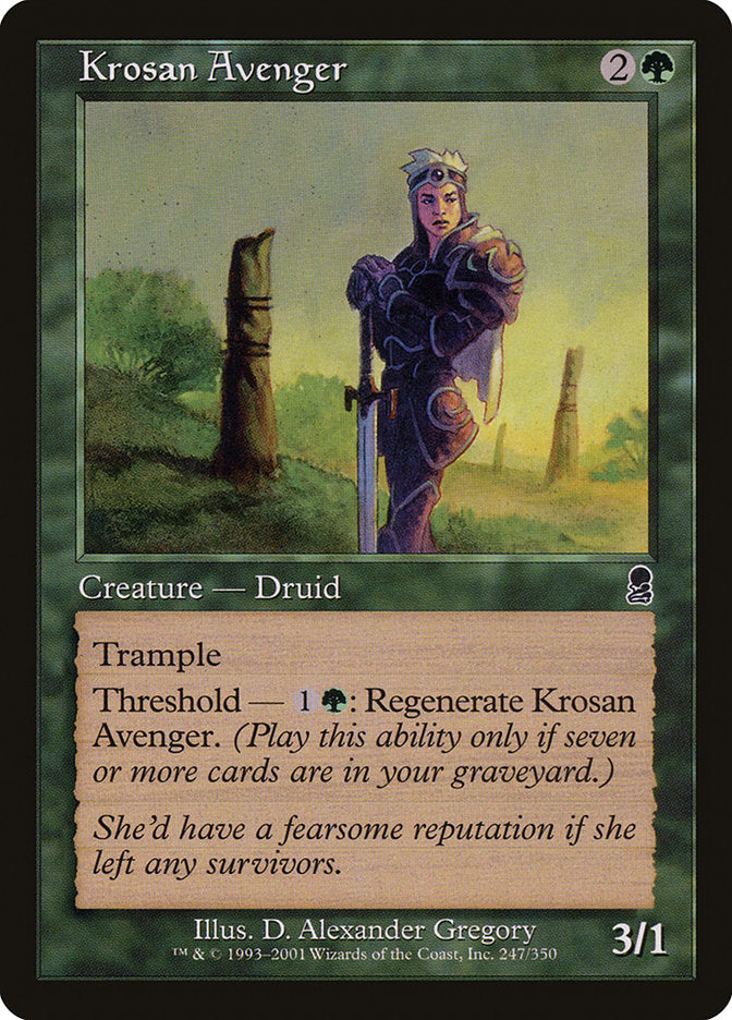 Krosan Avenger [Odyssey] | Dumpster Cat Games