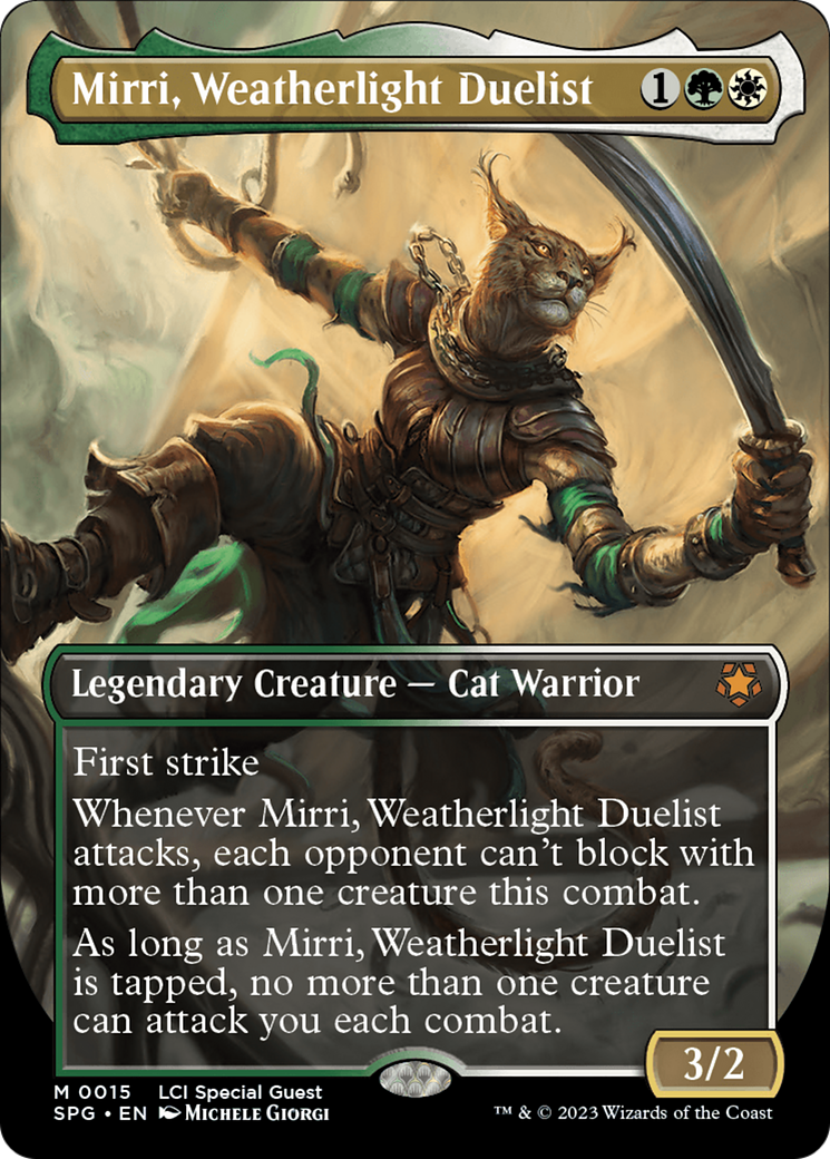 Mirri, Weatherlight Duelist (Borderless) [The Lost Caverns of Ixalan Special Guests] | Dumpster Cat Games