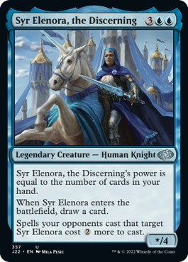 Syr Elenora, the Discerning [Jumpstart 2022] | Dumpster Cat Games
