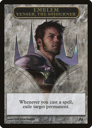 Emblem - Venser, the Sojourner [Duel Decks: Venser vs. Koth Tokens] | Dumpster Cat Games