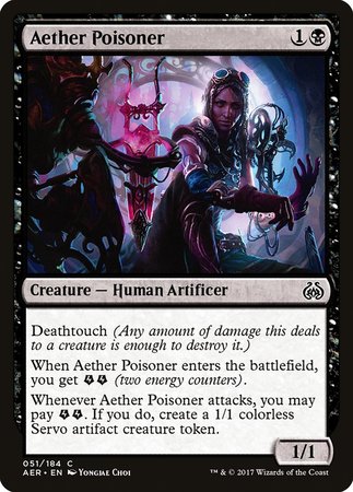 Aether Poisoner [Aether Revolt] | Dumpster Cat Games