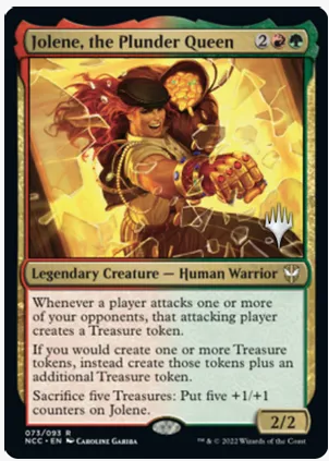 Jolene, the Plunder Queen (Promo Pack) [Streets of New Capenna Commander Promos] | Dumpster Cat Games