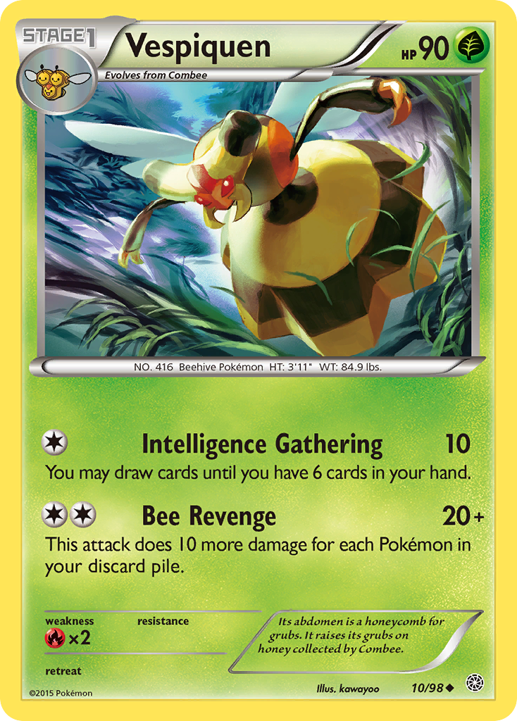 Vespiquen (10/98) [XY: Ancient Origins] | Dumpster Cat Games