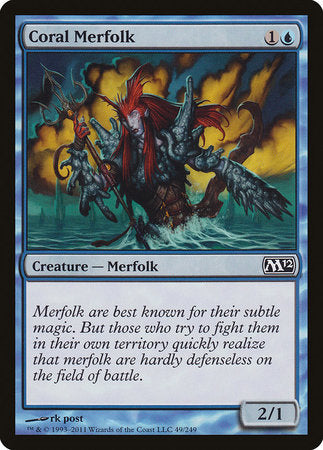 Coral Merfolk [Magic 2012] | Dumpster Cat Games