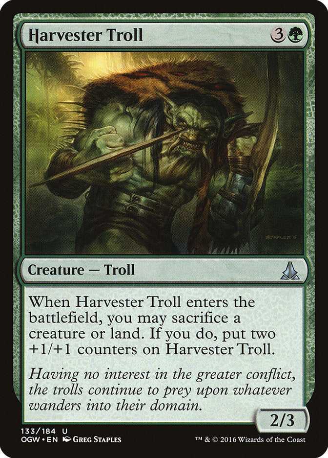 Harvester Troll [Oath of the Gatewatch] | Dumpster Cat Games