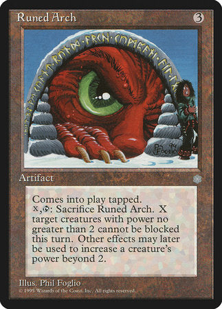 Runed Arch [Ice Age] | Dumpster Cat Games