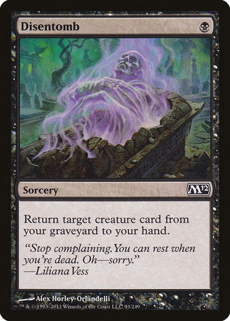 Disentomb [Magic 2012] | Dumpster Cat Games