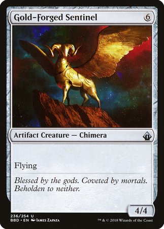 Gold-Forged Sentinel [Battlebond] | Dumpster Cat Games
