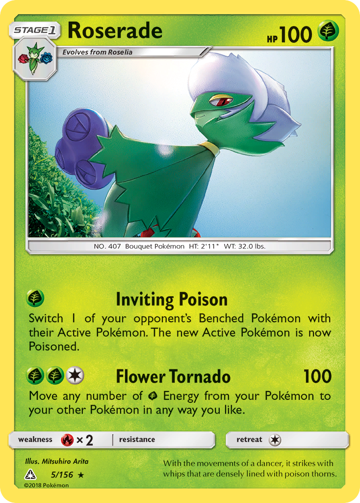 Roserade (5/156) [Sun & Moon: Ultra Prism] | Dumpster Cat Games