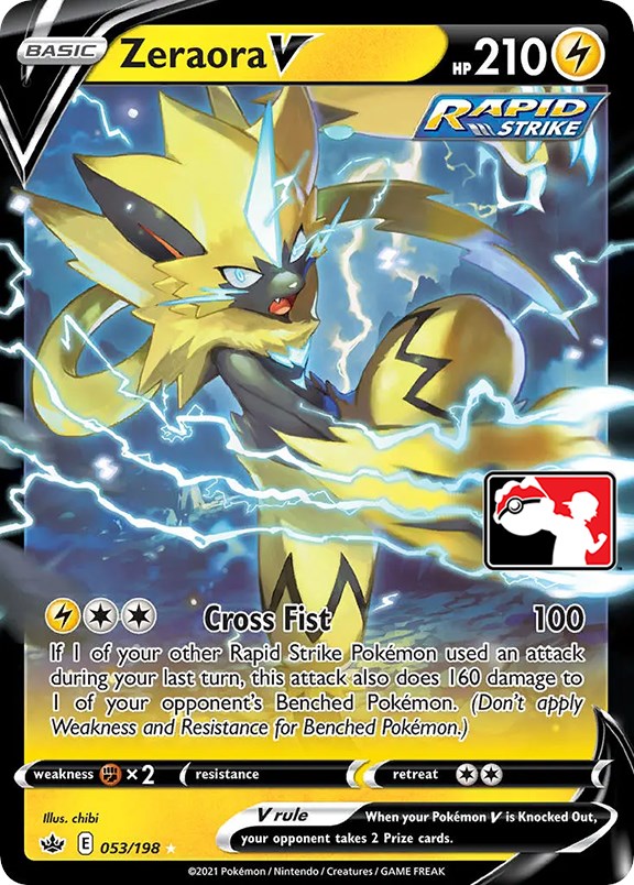 Zeraora V (053/198) [Prize Pack Series One] | Dumpster Cat Games