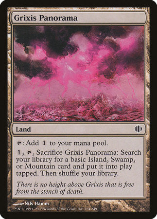 Grixis Panorama [Shards of Alara] | Dumpster Cat Games