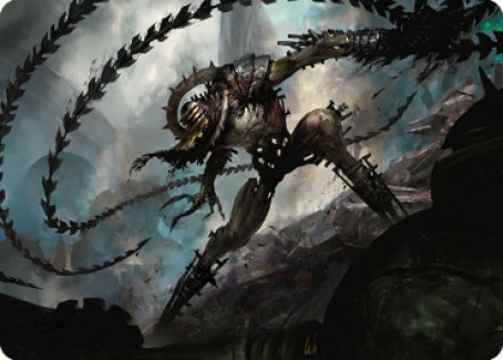 Razorlash Transmogrant Art Card [The Brothers' War Art Series] | Dumpster Cat Games