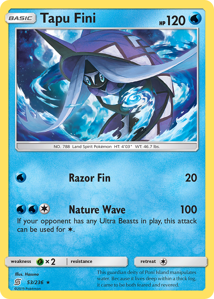 Tapu Fini (53/236) [Sun & Moon: Unified Minds] | Dumpster Cat Games