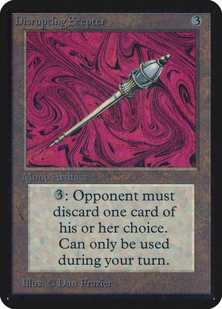 Disrupting Scepter [Limited Edition Alpha] | Dumpster Cat Games