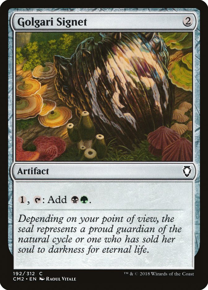 Golgari Signet (192/312) [Commander Anthology Volume II] | Dumpster Cat Games