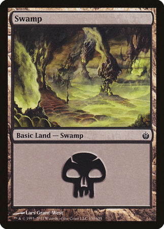 Swamp (150) [Mirrodin Besieged] | Dumpster Cat Games