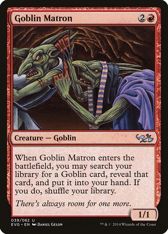 Goblin Matron (Elves vs. Goblins) [Duel Decks Anthology] | Dumpster Cat Games