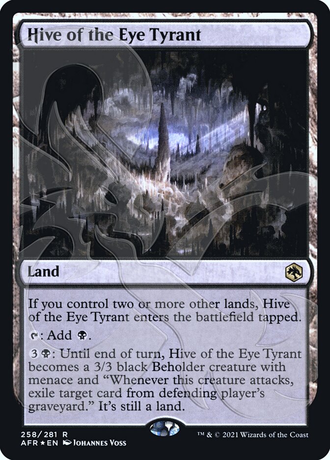 Hive of the Eye Tyrant (Ampersand Promo) [Dungeons & Dragons: Adventures in the Forgotten Realms Promos] | Dumpster Cat Games