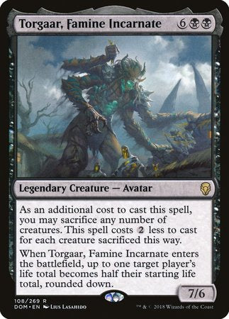 Torgaar, Famine Incarnate [Dominaria] | Dumpster Cat Games
