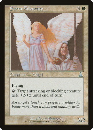 Serra Advocate [Urza's Destiny] | Dumpster Cat Games