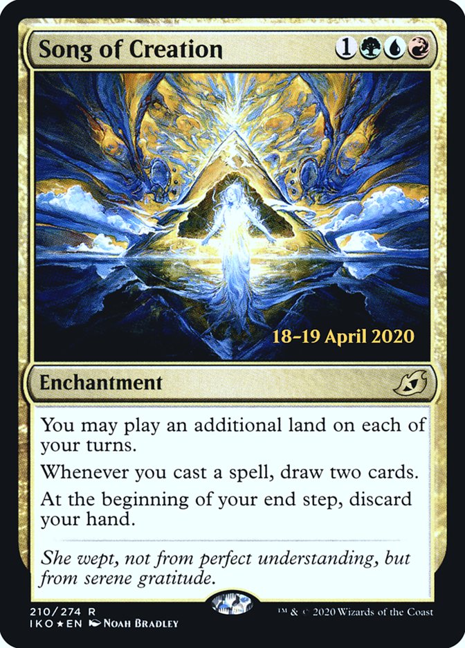 Song of Creation  [Ikoria: Lair of Behemoths Prerelease Promos] | Dumpster Cat Games